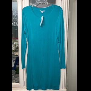 New 💙 Teal blue Bar III body con dress size L